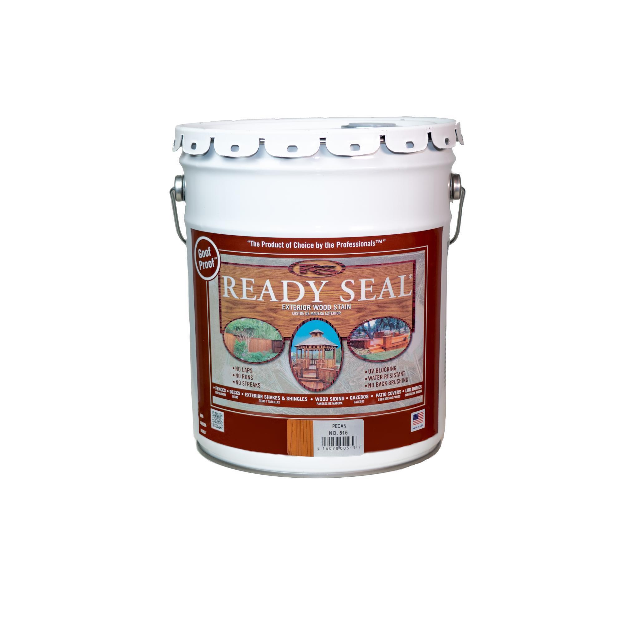 Ready Seal Exterior Wood Stain and Sealer — Pecan, 1 Gallon, Model 115
